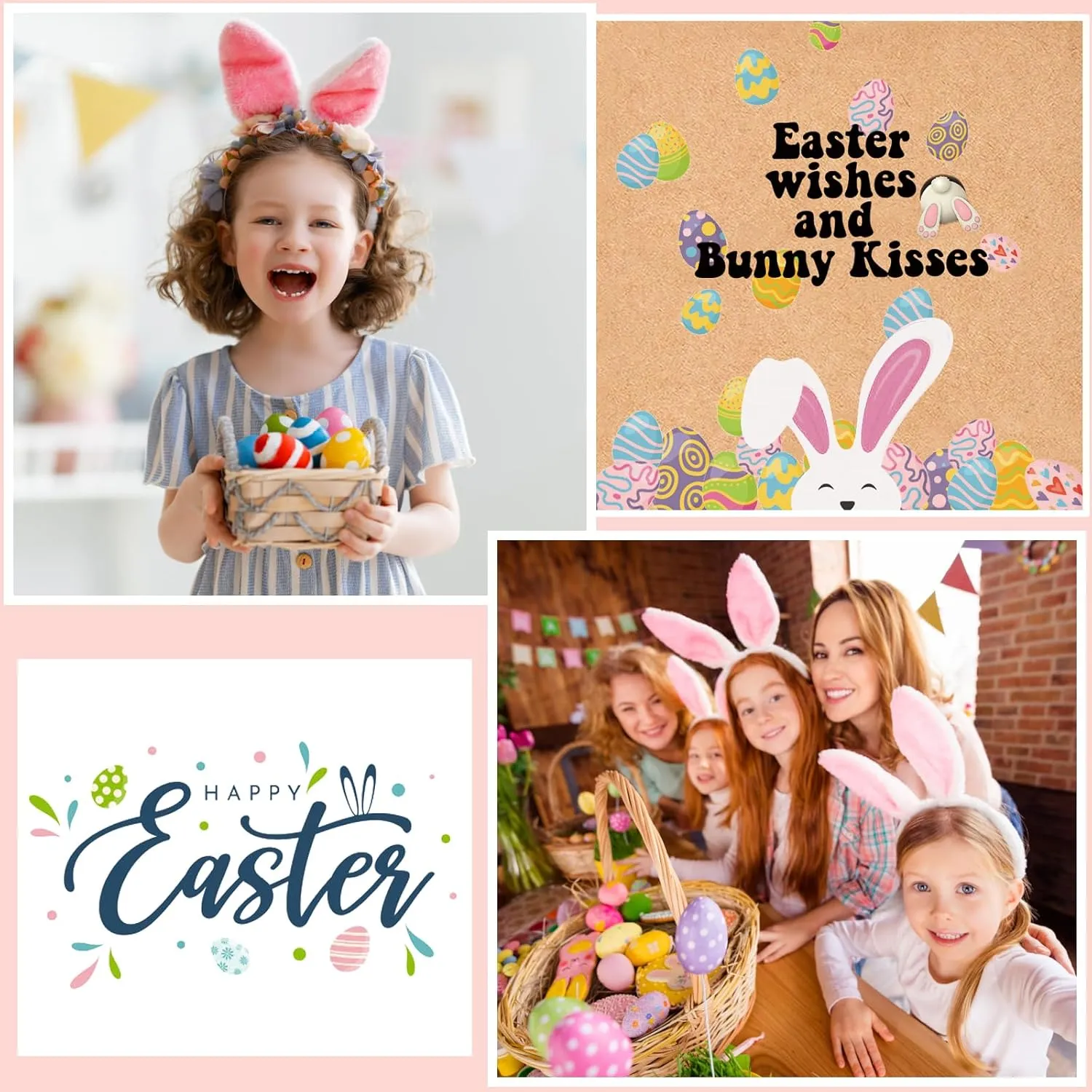 Easter Gifts for Girls, Easter Bunny Bracelets Basket Stuffers for Girls Teens
