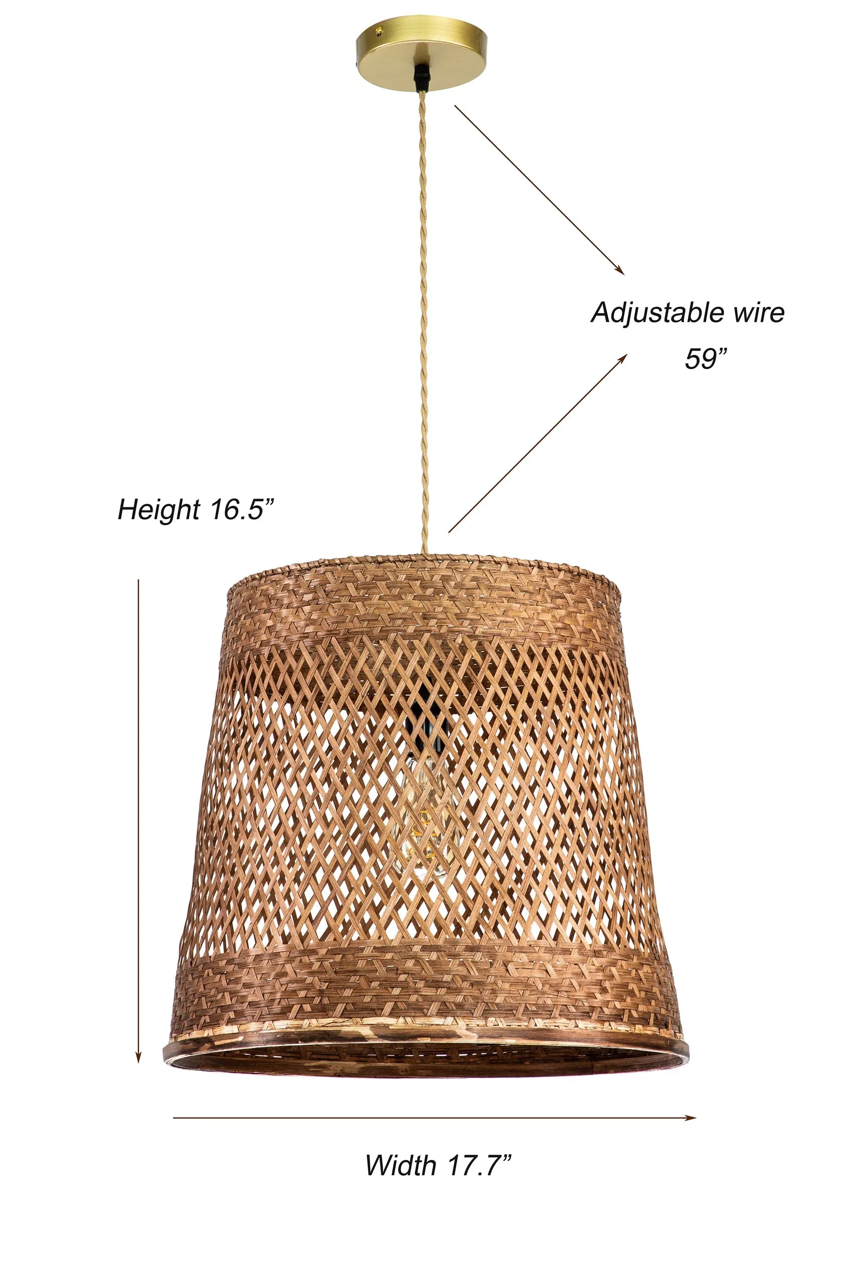 Ele Large Bell Pendant Light By Ele Light & Decor