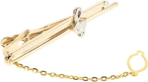 Elegant Gold Clip Men's Metal Tie Clips Necktie Pins for Suit Unique Party Accessory