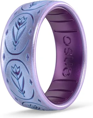 Enso Rings Disney Frozen Collection - Comfortable Silicone Rings - 7.9mm Wide, 2.18mm Thick