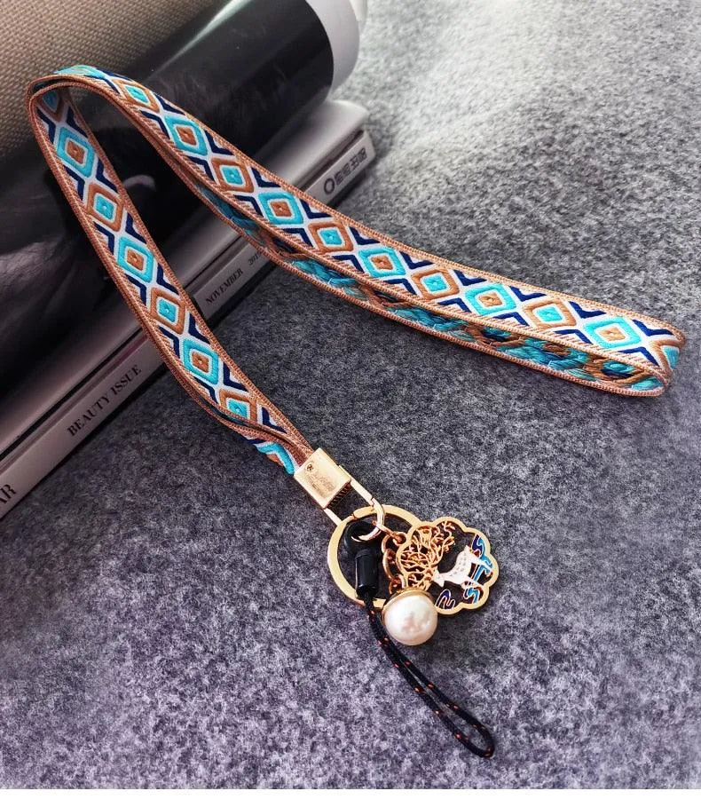 Ethnic Pattern Phone Lanyard