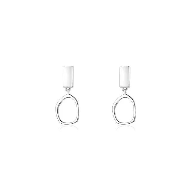 Everyday Genie Sterling Silver Temperament Earrings