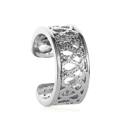 Exquisite Rhinestone Decor Ear Cuff Earring For Woman Ear
