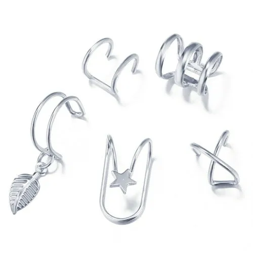 Exquisite Rhinestone Decor Ear Cuff Earring For Woman Ear