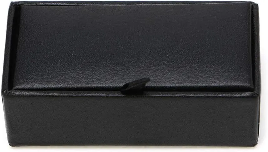 Faux Travel Cufflinks Rings Storage Box for Case for Cufflinks Luxury Display Jewelry for Case Storage Cuff Link