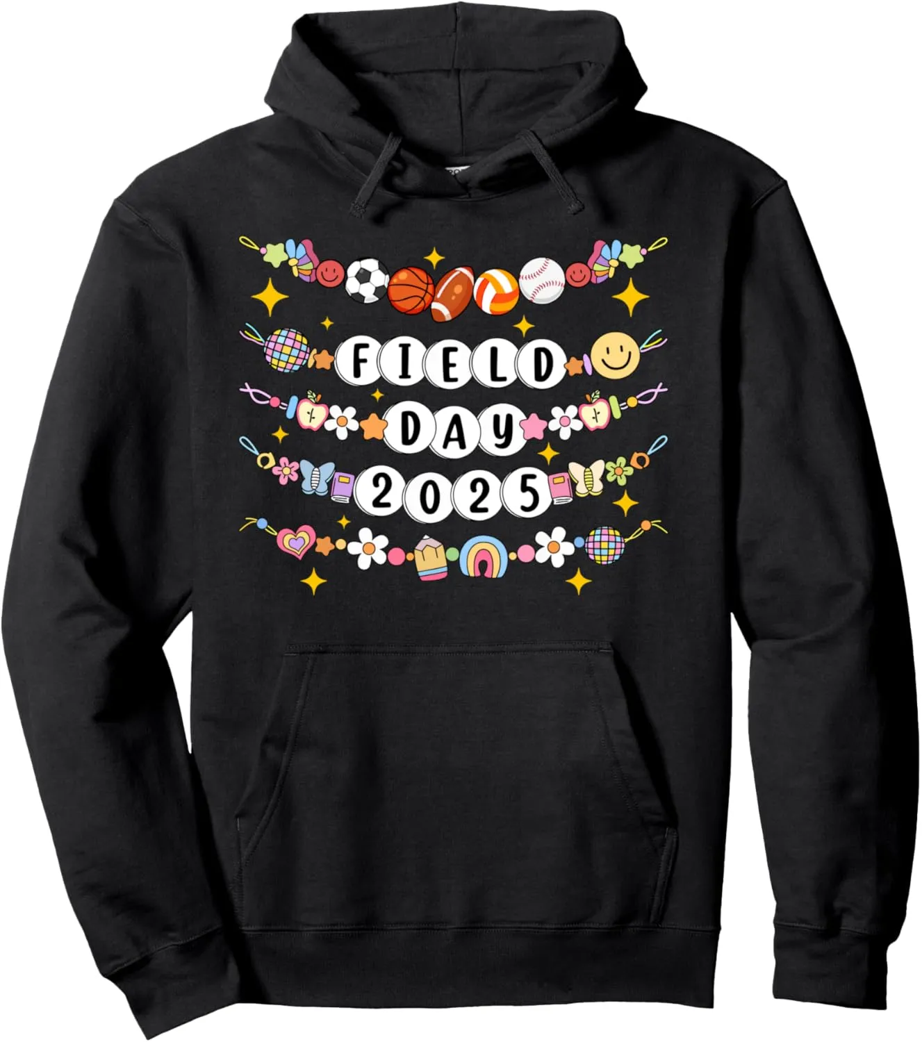 Field Day 2025 Friendship Bracelets Let The Games Begin Kids Pullover Hoodie