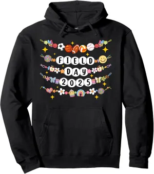 Field Day 2025 Friendship Bracelets Let The Games Begin Kids Pullover Hoodie
