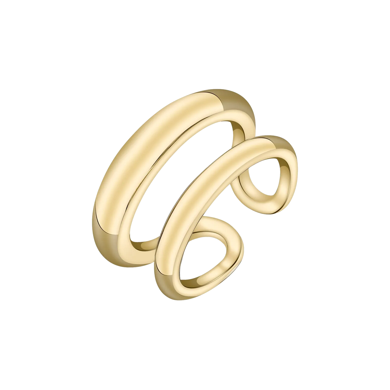 Fine Twin Tusk Ring