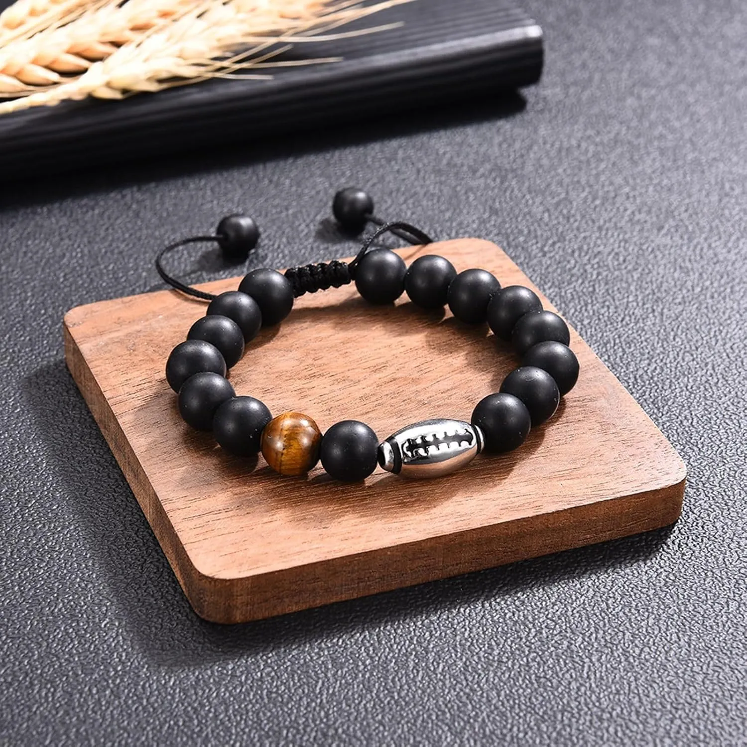Football Baseball Basketball Soccer Bracelet Gifts for Teen Boys Player Son Grandson Nephew Team Friends Brother, Graduation Birthday Christmas Gifts for Teenage Boys
