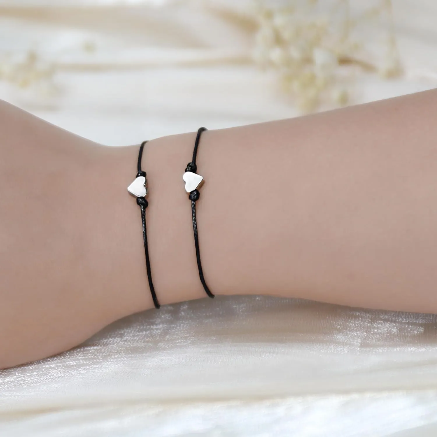 Friendship Gifts for Women - Best Friend Bracelets for 2, Friendship Bracelet, Heart Sunflower Butterfly Yin Yang Best Friend Jewelry, Birthday Valentines Gifts for Female Sister Bff