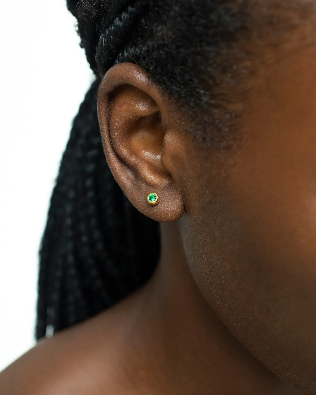 Gala Emerald Studs