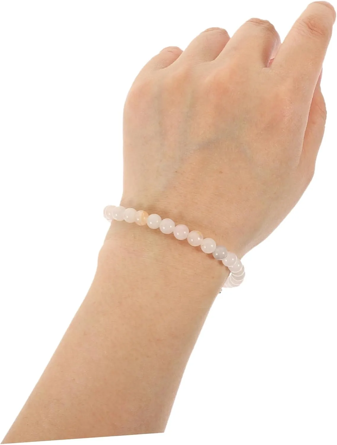 GALPADA 6mm Rosary Bracelet Misbaha Prayer Beads Jade Bracelet for Women Prayer Bracelet Rosary for Worry