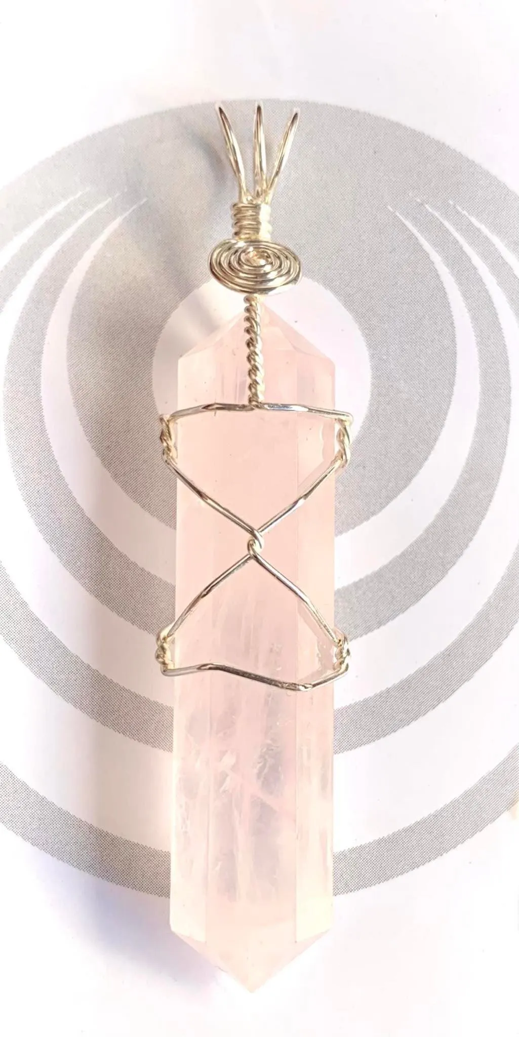 Gem Pendant Rose Quartz