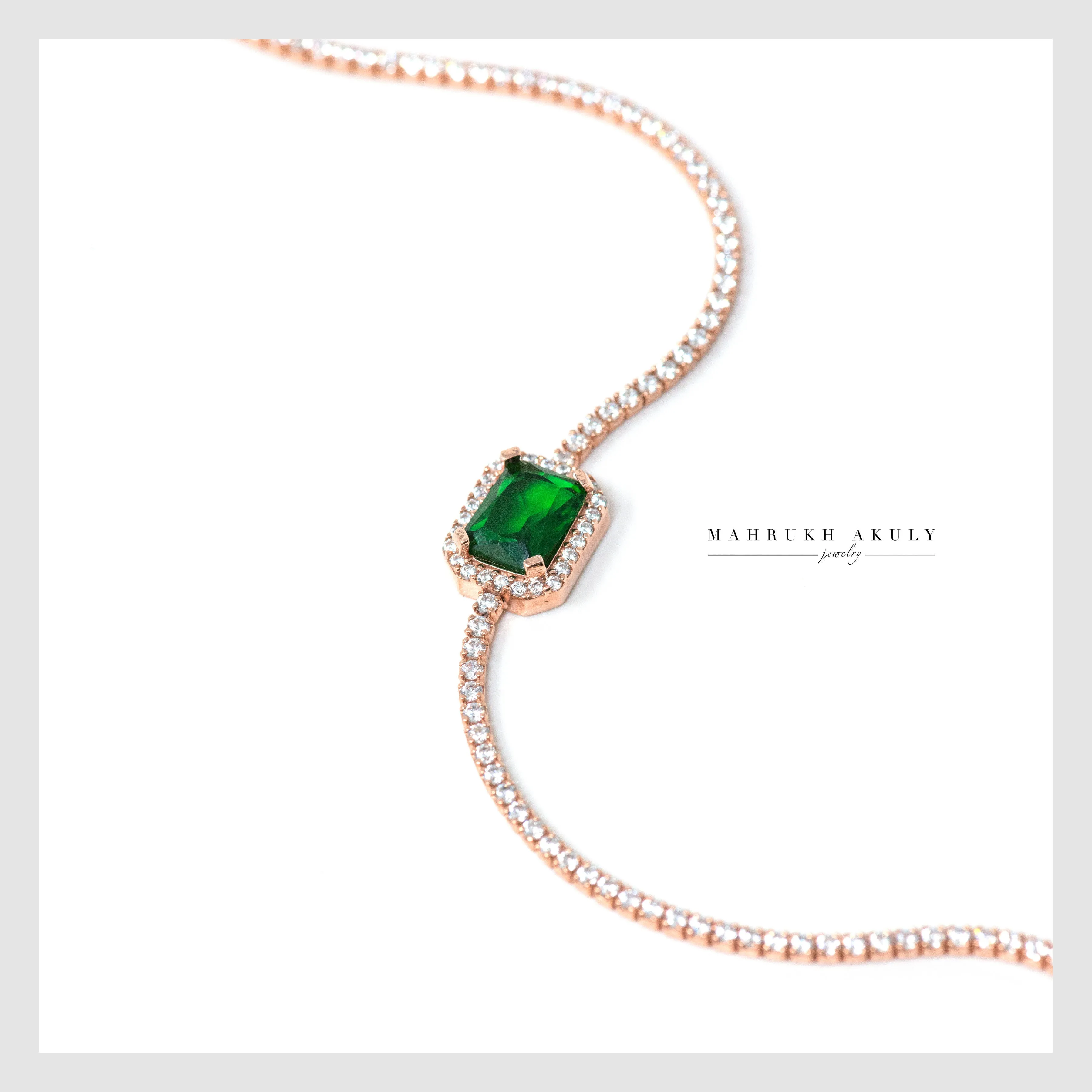 Gemstone tennis bracelets
