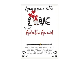 Giving some extra LOVE... Wish, Wish Bracelet, Gal Pal Friend Wish Bracelet, Galentine Party Favor, Celebrate Friendship, Valentine's Day Gift, Bestie Wish Bracelet, Make A Wish, Galentine's Day Gift