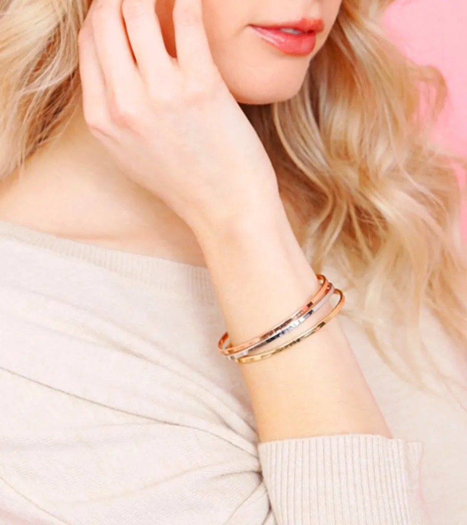 Gold Tone Inspiration Bracelets