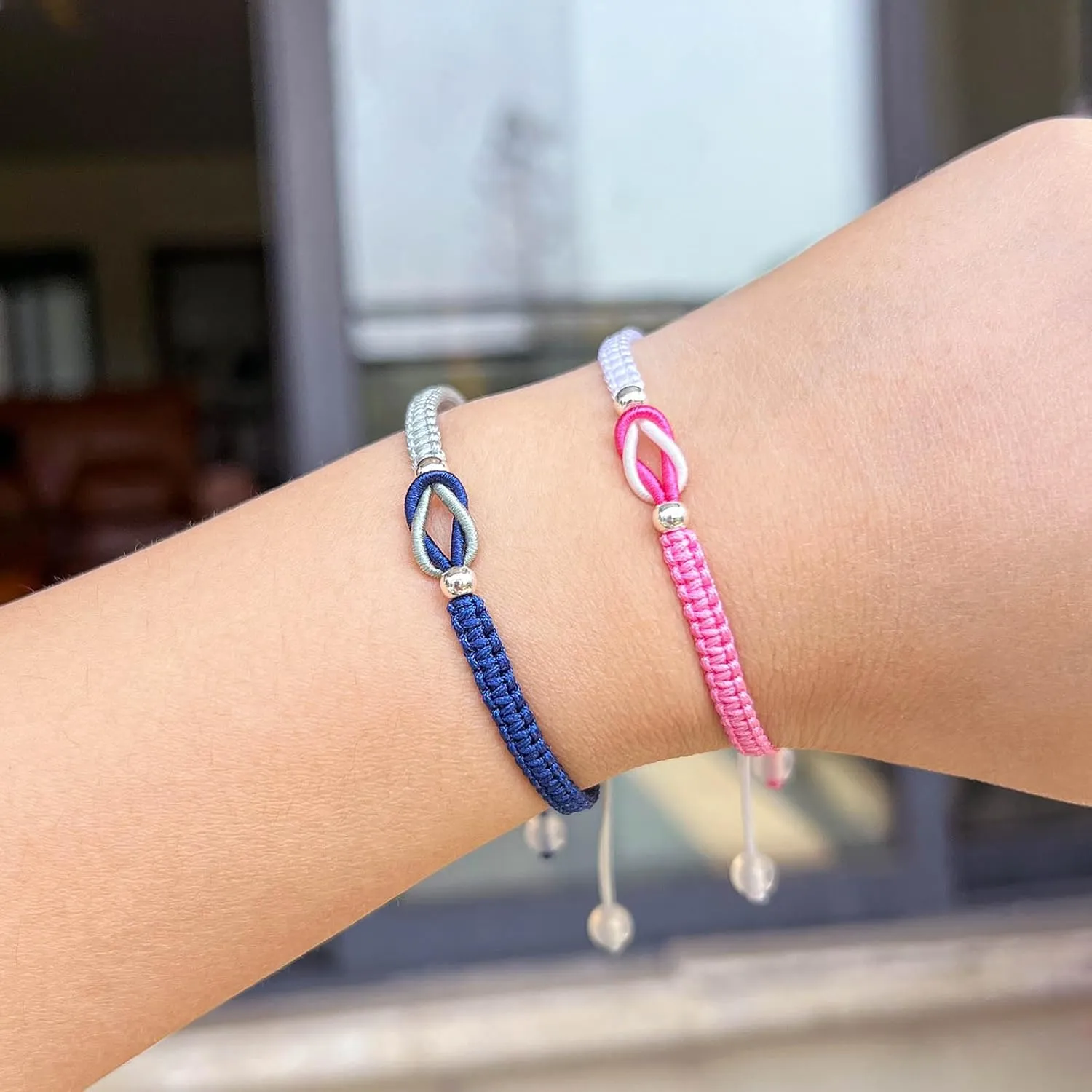 Handmade Braided Rope Bracelets Valentine's Day Gifts For Husband From Wife Infinite Love Couple Birthday Friendship Gifts Adjustable for Men Women