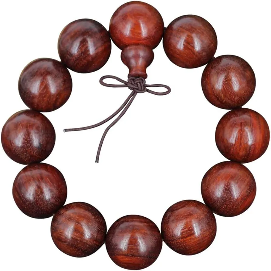Handmade Rosewood Bracelets Wooden Prayer Beads Venus Blood Sandalwood Prayer Beads Bracelet