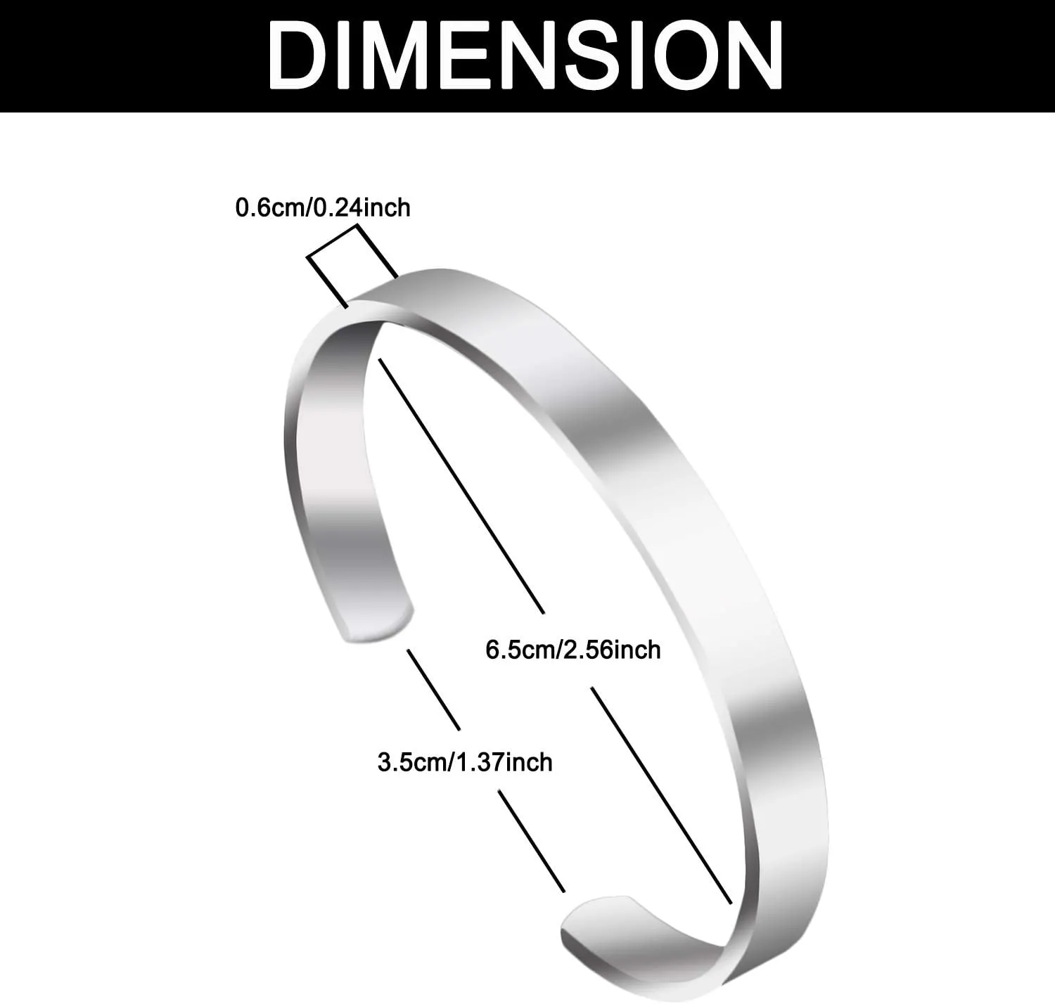 Inspirational Bracelets Stainless Steel Cuff Bangle Gifts for Women -Motivational Mantra Quote Inspirational Jewelry for Friendship Encouragement