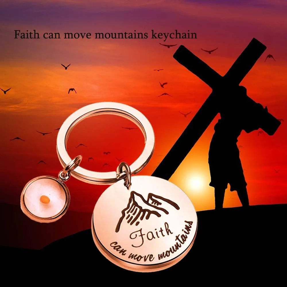 Inspirational Faith Gift Mustard Seed Jewelry Christian Gifts Faith Bracelets for Women Teen-Girls