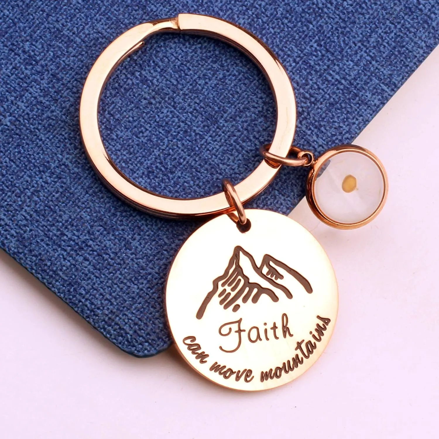Inspirational Faith Gift Mustard Seed Jewelry Christian Gifts Faith Bracelets for Women Teen-Girls