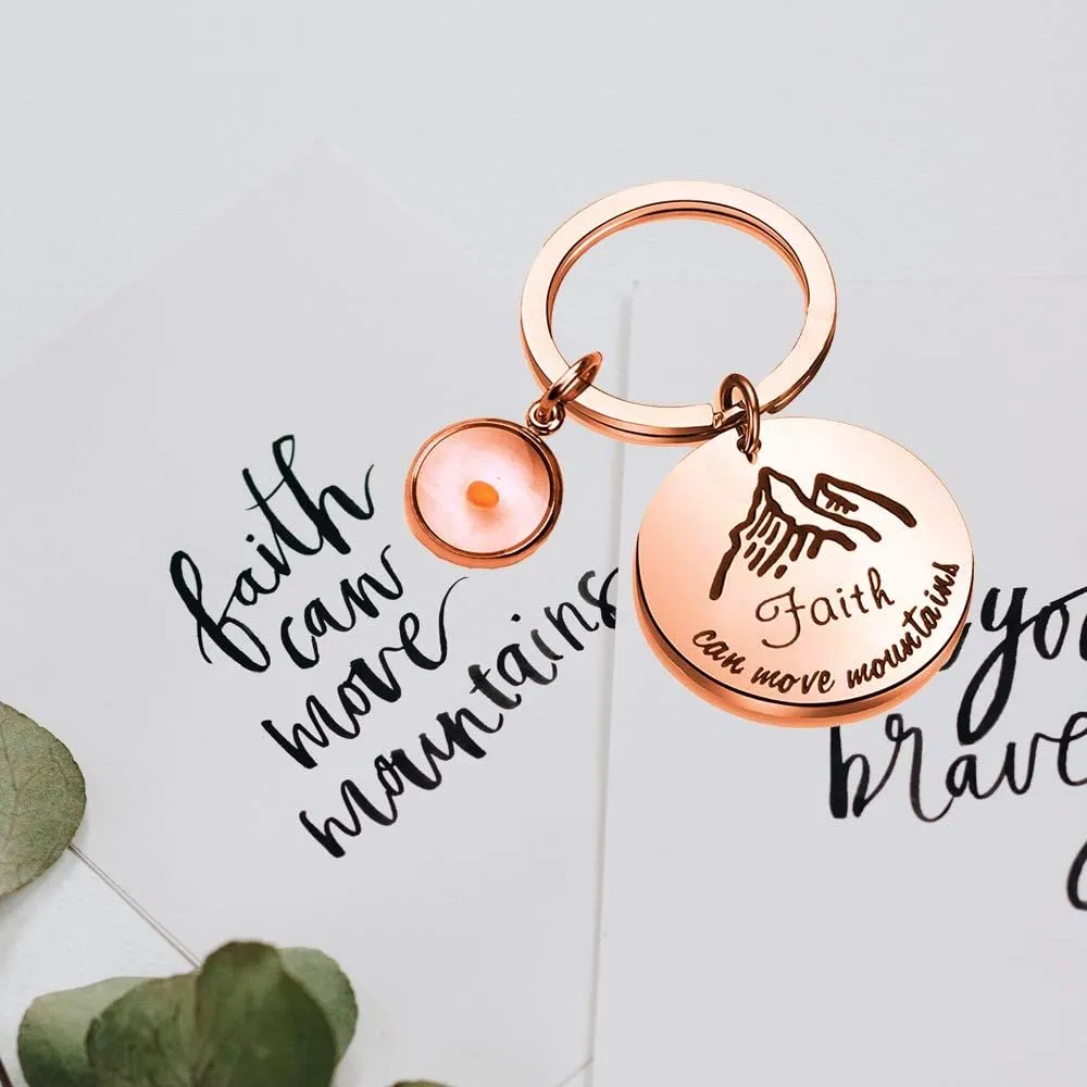 Inspirational Faith Gift Mustard Seed Jewelry Christian Gifts Faith Bracelets for Women Teen-Girls