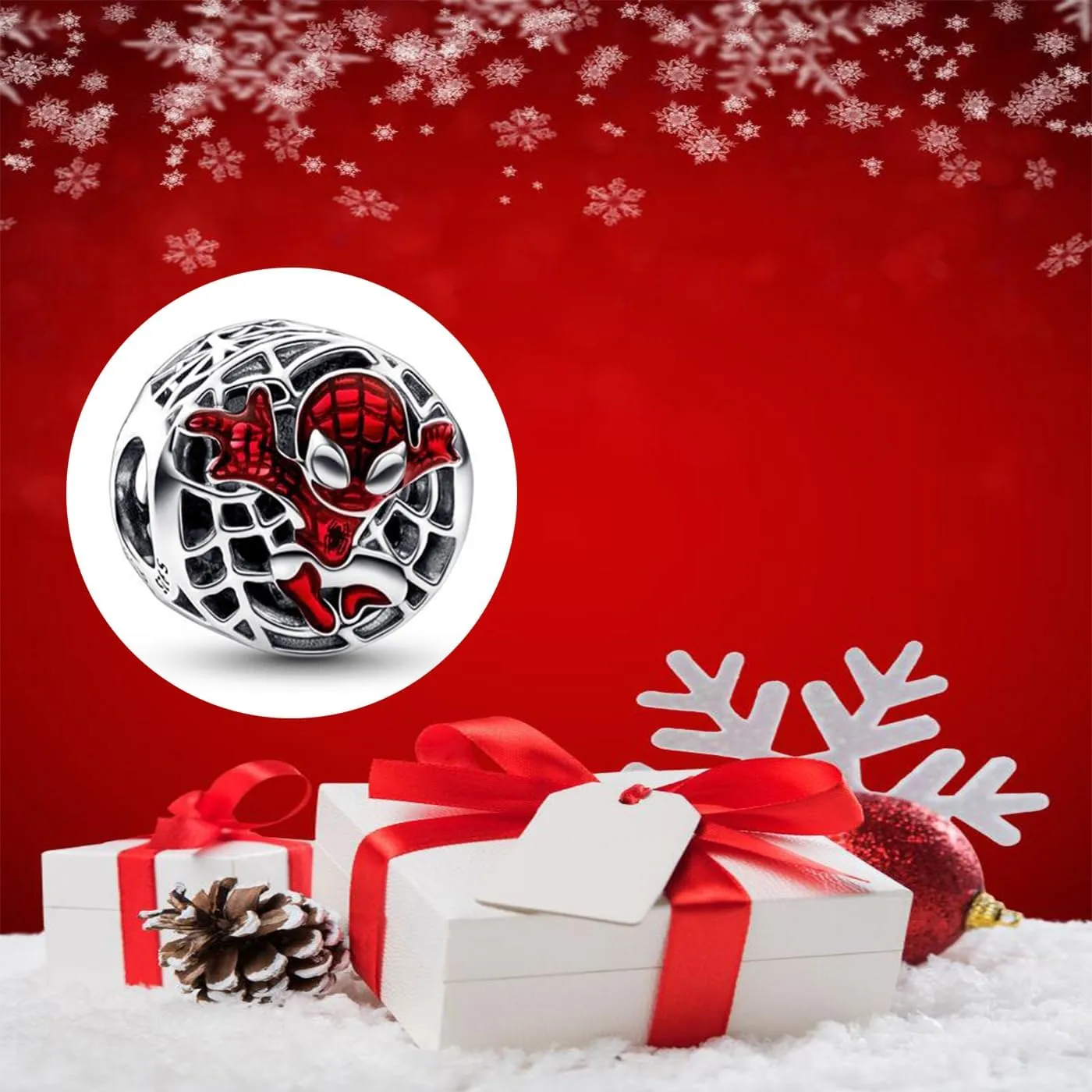 Jewelry 925 Sterling Silver Animals Chrismas Tree Character Charms for Women Bracelets Necklaces,Mother's Day Christmas Gifts for Women