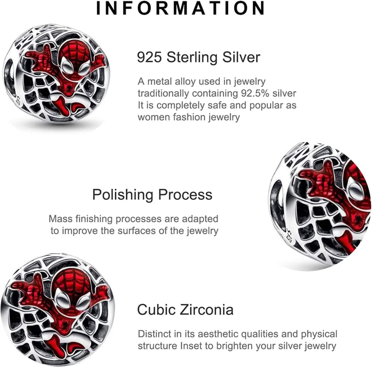 Jewelry 925 Sterling Silver Animals Chrismas Tree Character Charms for Women Bracelets Necklaces,Mother's Day Christmas Gifts for Women