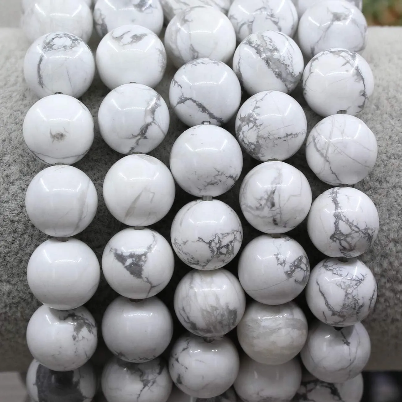 Keleny Gem Semi Precious Gemstones 10mm Round Beads Stone Crystal Stretch Bracelets Unisex