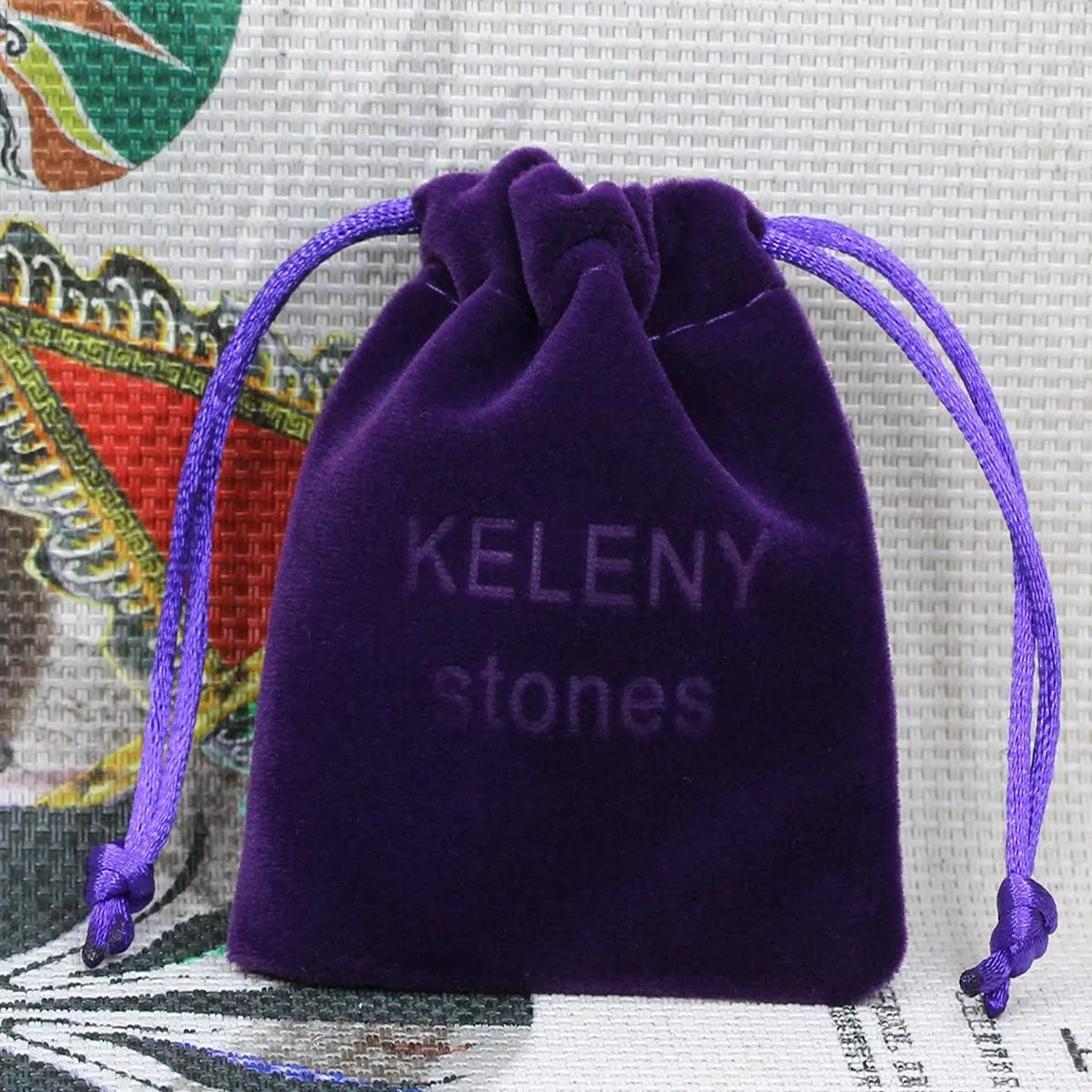 Keleny Gem Semi Precious Gemstones 10mm Round Beads Stone Crystal Stretch Bracelets Unisex