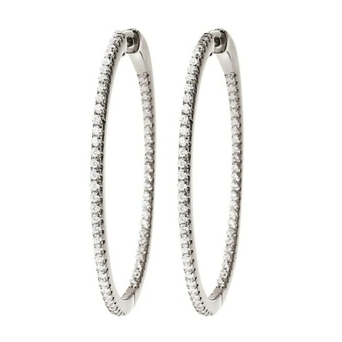Ladies' Earrings Folli Follie 3E18S024C 3,5 cm