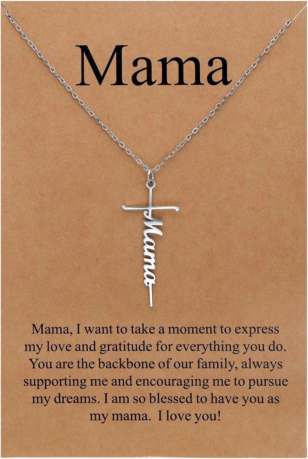 Lcherry Birthday Gifts for Grandma Mom Daughter Teacher Cross Necklace for Women Christian Necklaces Religious Gifts Jewelry for Women Mother's Day