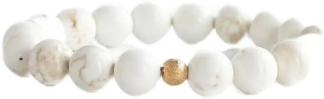 Lenny & Eva Core Gemstones Bracelet Collections Stretch Genuine Semi-Precious Bracelets, 10mm