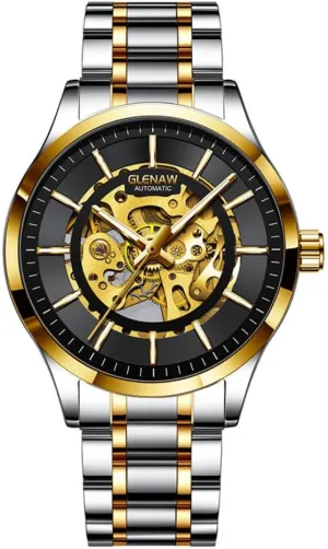 Luxury Men's Automatic Mechanical Watch Luxury Japanese Movement Fashion Classic Skeleton Waterproof Watch