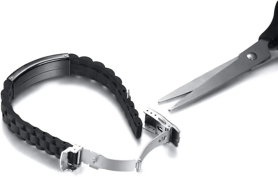 MEALGUET Valentines Day Gift for Husband : to My Husband Gift from Wife I Will Keep Choosing You Love Quote Engraved Personalized Handsome Black Silicone Bracelet Wristband for him, Gift from Wife