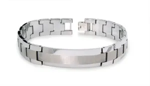 Men's Link Bracelets | Tungsten | Scratch-Resistant | Variety of Styles | Adjustable | Includes Jewerly Box