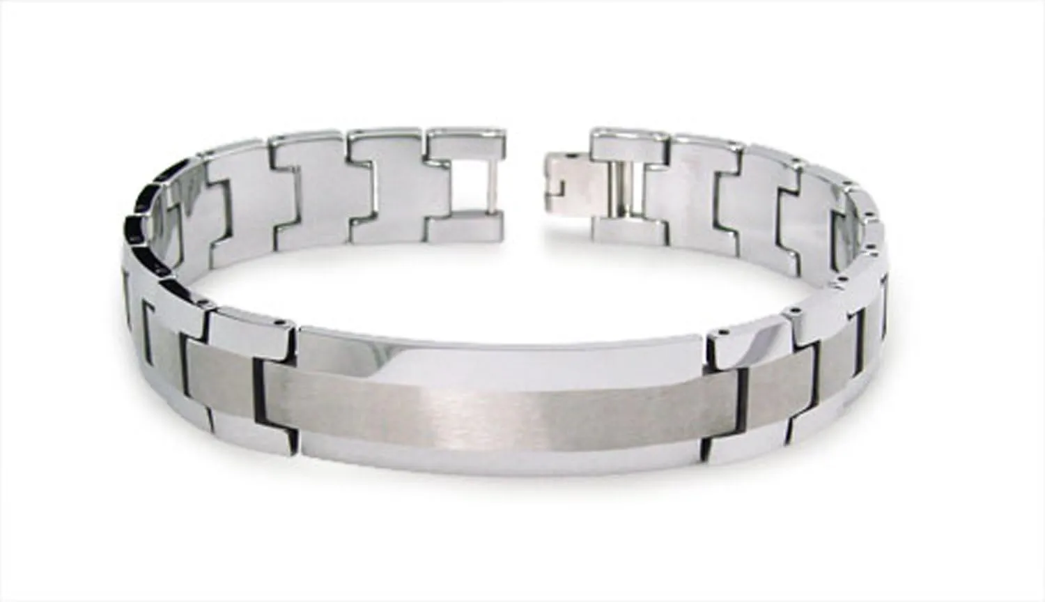 Men's Link Bracelets | Tungsten | Scratch-Resistant | Variety of Styles | Adjustable | Includes Jewerly Box