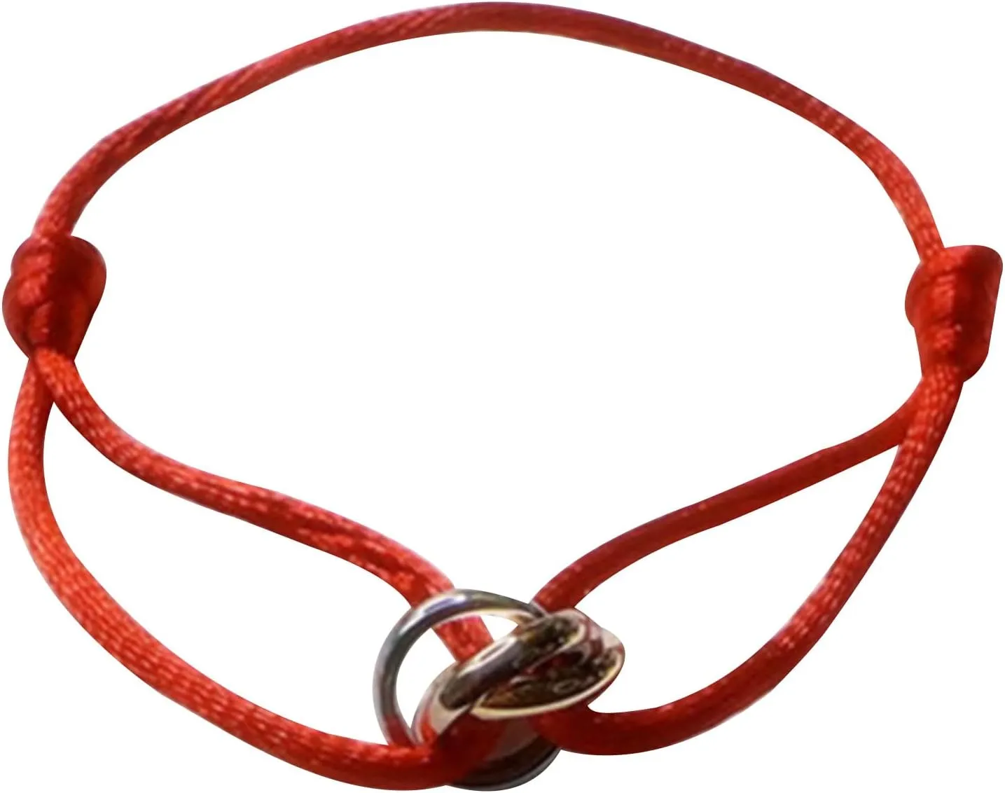 Metal Buckle Rings Braided Rope Bracelet Handmade String Bracelet Jewelry Gift Adjustable Friendship Couples Bracelets