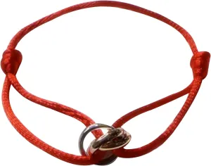 Metal Buckle Rings Braided Rope Bracelet Handmade String Bracelet Jewelry Gift Adjustable Friendship Couples Bracelets