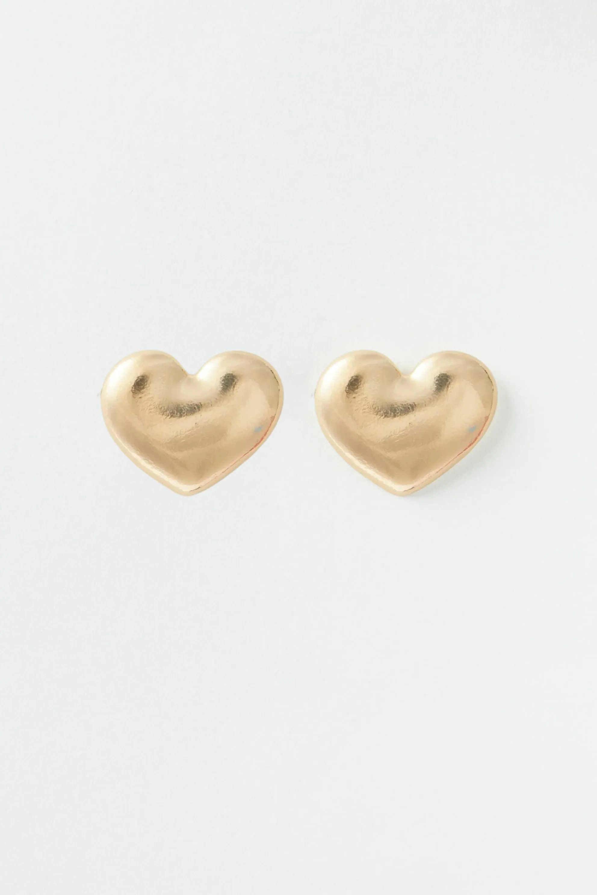 Milana Medium Puffy Heart Stud