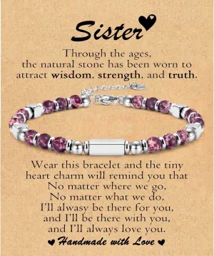 Mothers Day Beaded Bracelets Jewelry Gift for Wife, Grandma, Sister, Aunt, Dog Mom, Mother in Law, Daughter in Law, Her