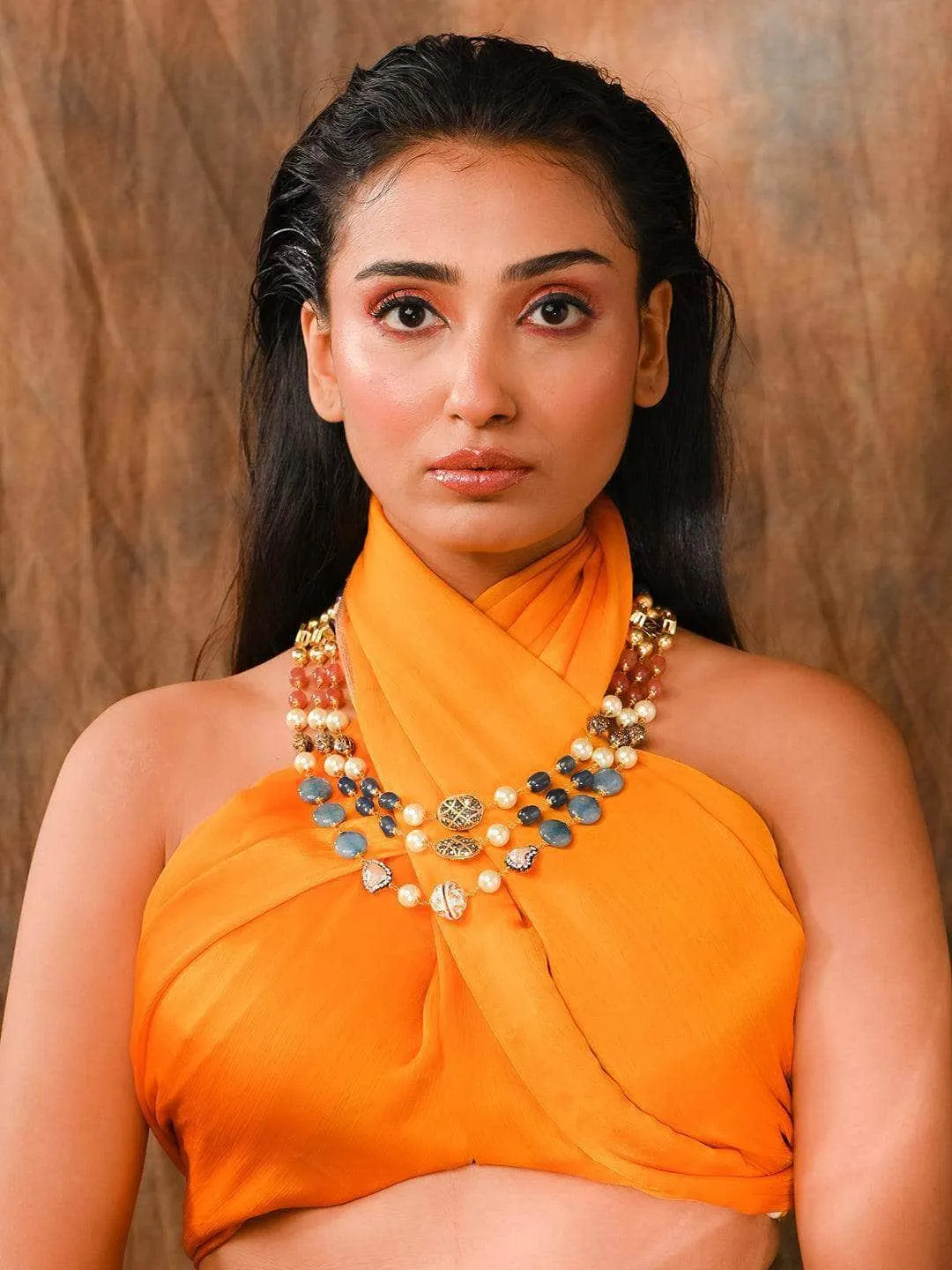 Multi Color Three Layer Mala