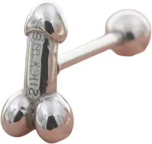 New 2025 Unisex Starbeauty 14G Sexy Genital Tongue Piercing Barbell Rings Surgical Stainless Steel Bars Tounge Ring Women Body Decoration Jewelry Luxury Accessories Trendy Best For Gift And Men