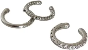 New 2026 Arrive Unisex Fashion Delicate Zircon Cute Clip Earrings Buckle Ear Cuff No Piercings Cartilage For Women Trendy Jewelry Findings Gifts Accessories Creative Gift For Women And Men