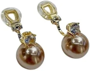 New 2026 Korean Style Luxury High Imitation Pearl Clip On Earrings For Women Elegant Non Pierced Drop Ear Clips Wedding Jewellry Jewelry Fashion Trendy Accessories Creative Gift For Women And Men