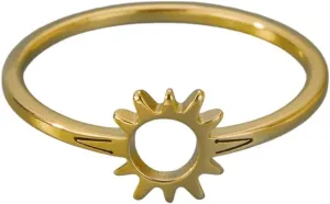 New 2026 Simple Sun Imprint Hope Ring Exquisite Stainless Steel Sweet And Cute Lady Faith Jewelry Christmas Decoration Luxury With You Accessories Trendy Best For Gift