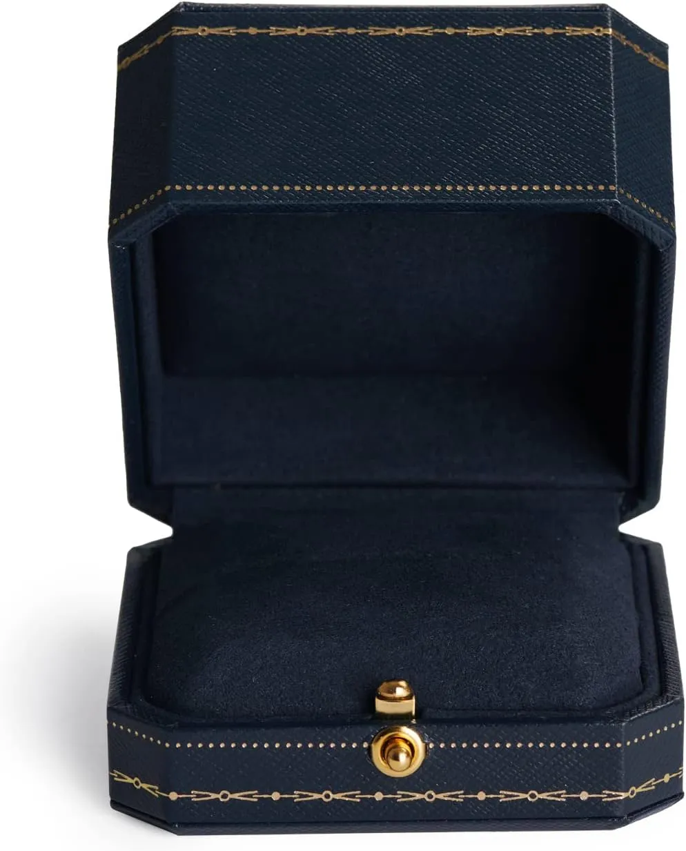 Oirlv Noble Engagement Ring Box Octagonal Ring Boxfor Wedding Ceremony