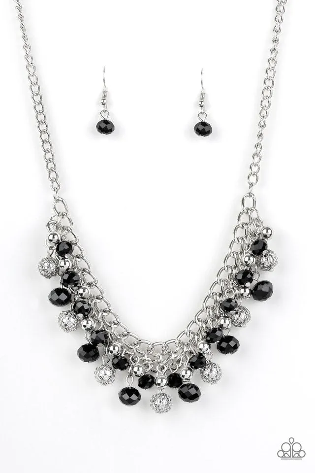 Paparazzi Necklace ~ Party Spree - Black