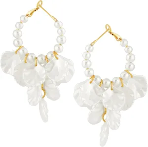 Pastel Statement Flower Resin Earrings Jewelry for Women