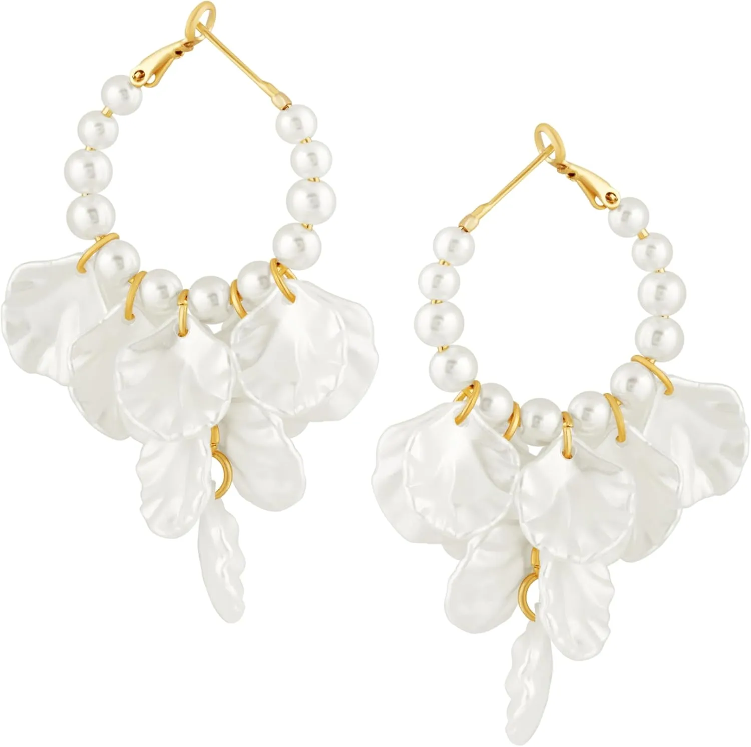 Pastel Statement Flower Resin Earrings Jewelry for Women